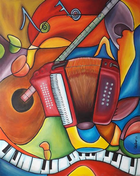 SOUNDS OF COLOMBIA Painting by Carlos Duque