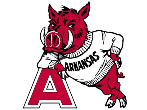 Clipart of the Arkansas Razorback free image download