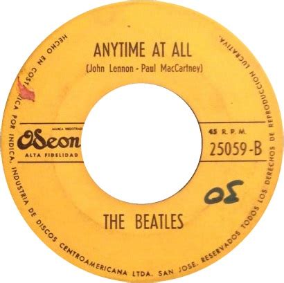 "Any Time At All" by The Beatles. The in-depth story behind the songs ...