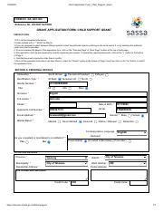 Sassa.eForms.pdf - 1/29/2021 Grant Application Form Child Support Grant FORM NO: GA-1201-00C ...