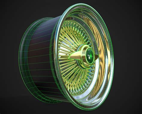 TruSpoke 100-Spoke Knock-Off reverse wire rim 3D Model $7 - .max .3ds .fbx .obj .unknown - Free3D