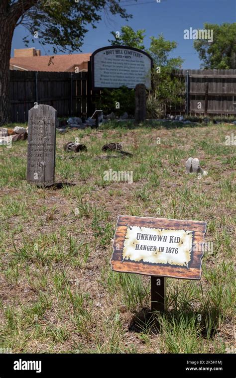 Dodge City, Kansas - Grave markers at Boot Hill Cemetery. The cemetery ...