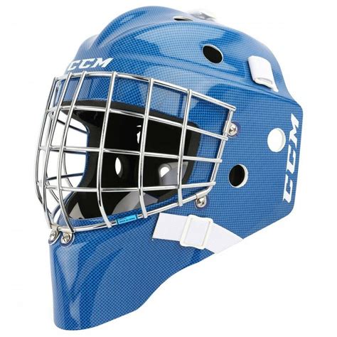 New CCM 7000 Goal goalie face mask size Yth blue carbon youth ice ...