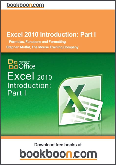 Excel 2010 Introduction: Part I - Formulas, Functions and Formatting