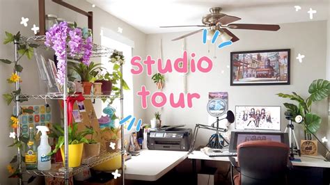 ART STUDIO TOUR! | Digital Artist / Streamer Workspace - YouTube