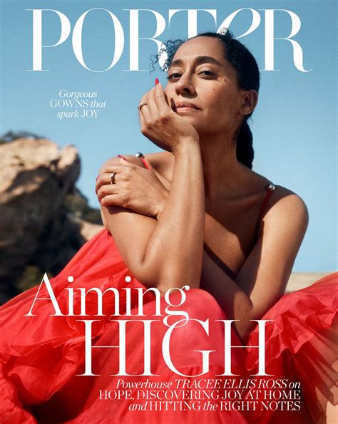 Tracee Ellis Ross covers Porter Magazine May 4th, 2020 by Olivia Malone - fashionotography