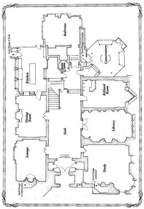 Clue Mansion Floor Plan - House Decor Concept Ideas