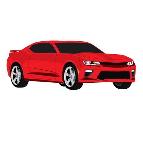 Ilustración de vector de coche rojo moderno | Vector Premium