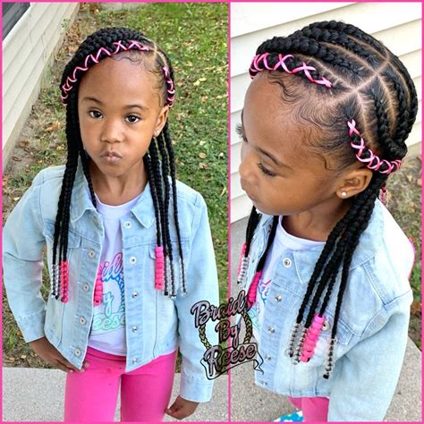 Kids braids | Girls braided hairstyles kids, Lil girl hairstyles, Kids ...