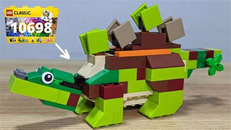 LEGO 10698: Stegosaurus ステゴサウルスの作り方 【レゴクラシック レシピ】 難易度高 - YouTube