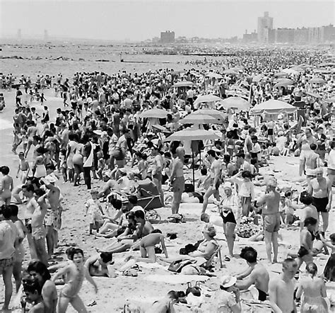 Coney Island Beach Crowds From July 4's Of The Past