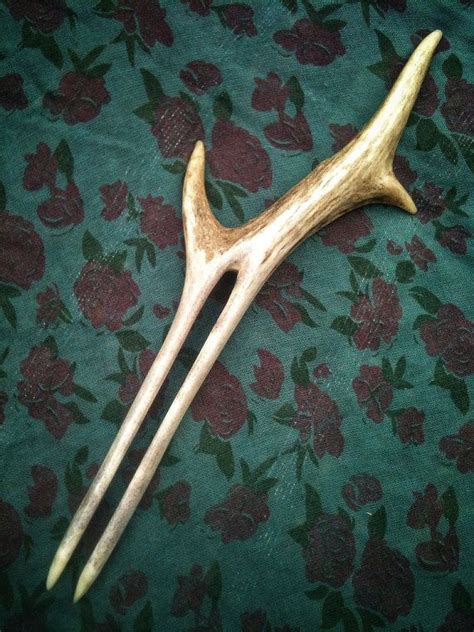 Slender Roe Deer antler hair fork by Furnival's Workshop | Antlers ...