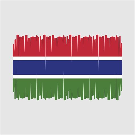 Gambia Flag Vector 21981635 Vector Art at Vecteezy