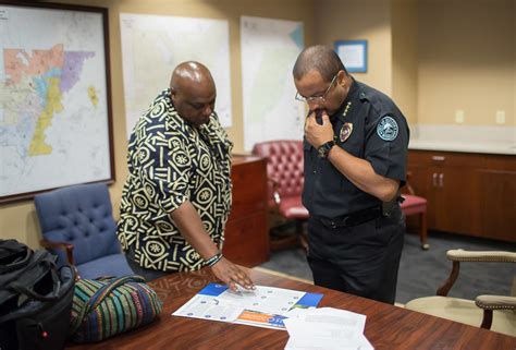 Meeting with Jackson, Mississippi, police chief Lee Vance … | Flickr