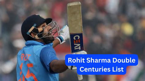 Rohit Sharma Double Centuries List