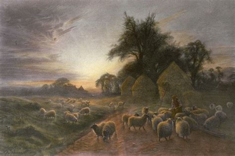 Joseph Farquharson prints, hand coloured etchings