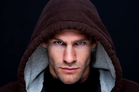 Hooded man stock photo. Image of people, look, fashion - 9241498 | Male ...