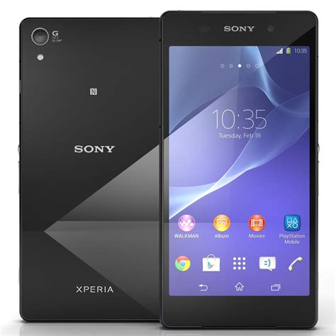 sony xperia z2 black 3ds