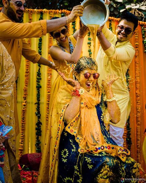 Candid Haldi Ceremony Photos Which Are Totally Awwdorable!