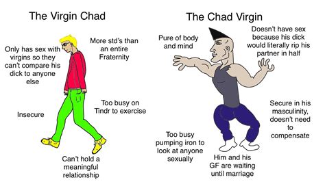 The Virgin Chad vs the Chad Virgin : r/virginvschad