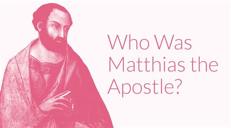 Who Was Matthias the Apostle? The Beginner's Guide - OverviewBible