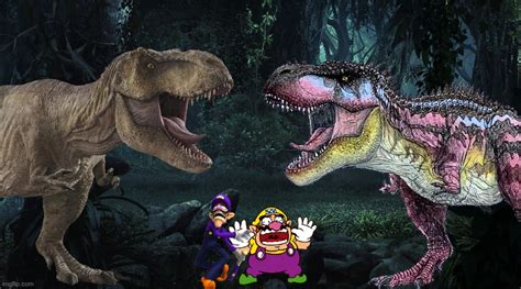 Wario and Waluigi dies in a fight between Rexy and a Tarbosaurus.mp3 ...