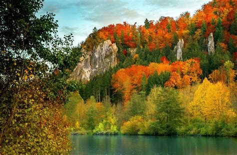 Autumn mountain HD desktop wallpaper : Widescreen : High Definition ...