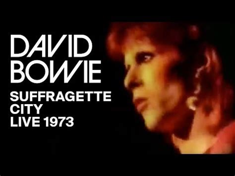 David Bowie - Suffragette City (Live, 1973) - YouTube