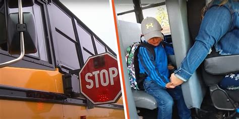 Bus Driver Notices Crying 4-Year-Old and Holds His Hand on His First ...