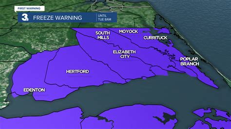 Freeze Warning issued for some overnight, temps in the 30s