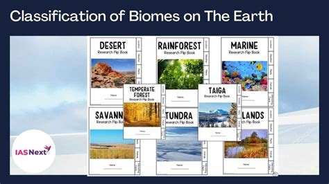 Classification of Biomes on The Earth