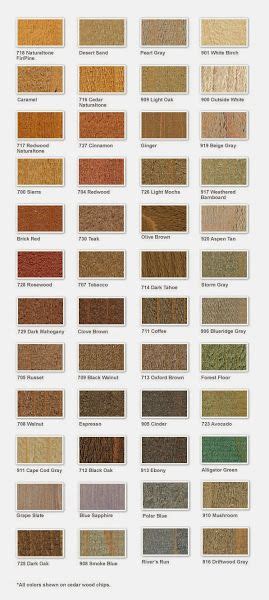 Olympic Semi Transparent Color Chart Deck Stain Colors | RICHMOND deck | Pinterest | Decks ...