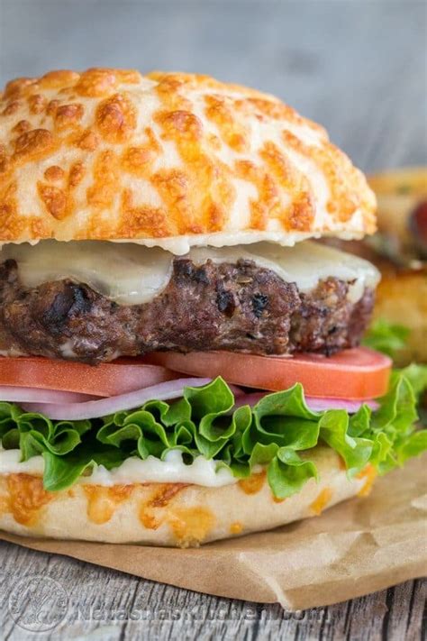 Cheesy 1/2 pounder cheeseburger - NatashasKitchen.com