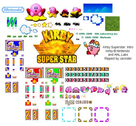 Kirby Sprite Sheet PNG