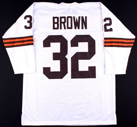 Jim Brown Cleveland Browns On-Field Style Custom Stitched Jersey (Size XL) | Pristine Auction