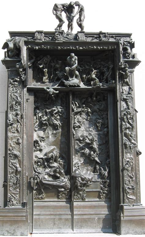 Auguste Rodin, "The Gates of Hell" - Dante Today - Citings & Sightings ...