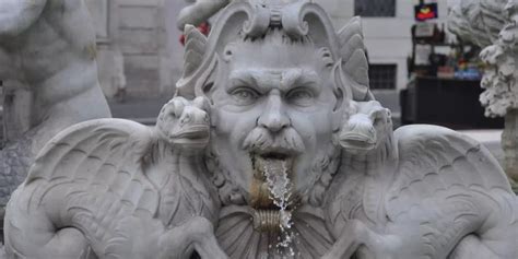 Fountain of the Moor in the Navona Square in Rome