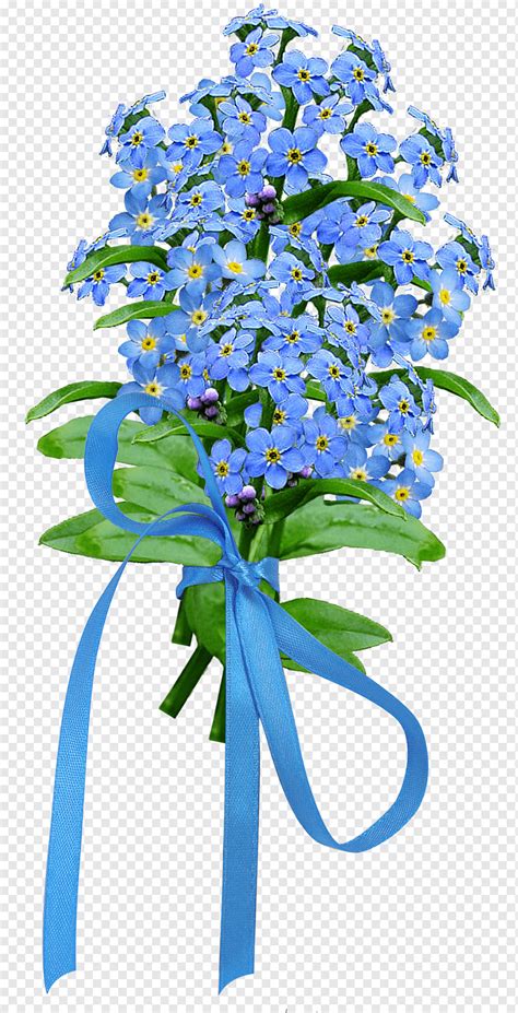 Blue flower bouquet, Birthday Scorpion grasses Flower bouquet, forget me not, blue, flower ...