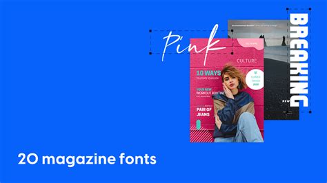 20 best magazine fonts for any type of magazine - Flipsnack Blog