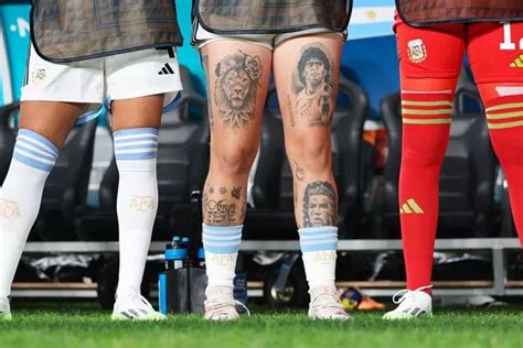 Women's World Cup star told to 'pick a side' as Ronaldo and Maradona tattoos revealed - Daily Star