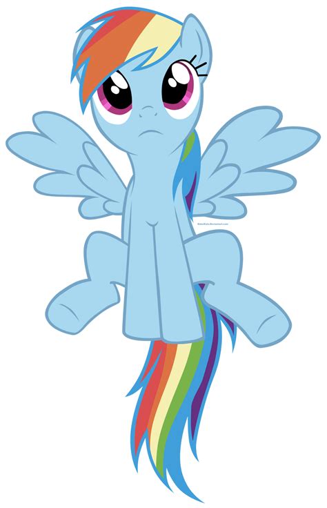 MLP - Rainbow Dash Vector Trace by ElderKain on DeviantArt