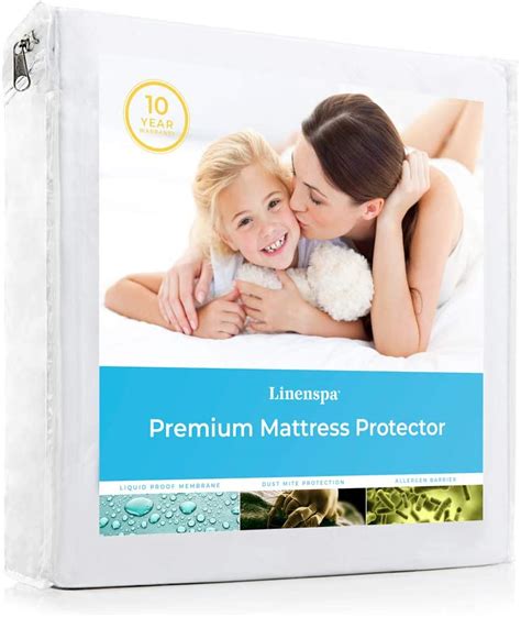 SafeRest Hypoallergenic Waterproof Queen Mattress Protector