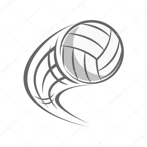 Volleyball Ball Sketch at PaintingValley.com | Explore collection of ...