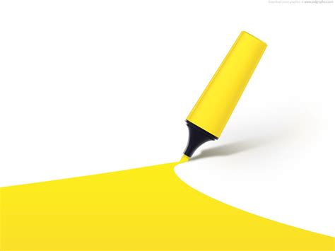 Yellow highlighter background | PSDGraphics