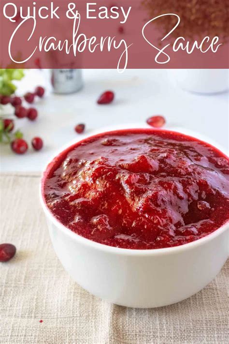 Classic Ocean Spray Cranberry Sauce (Easy) - Simply Scrumptious Eats