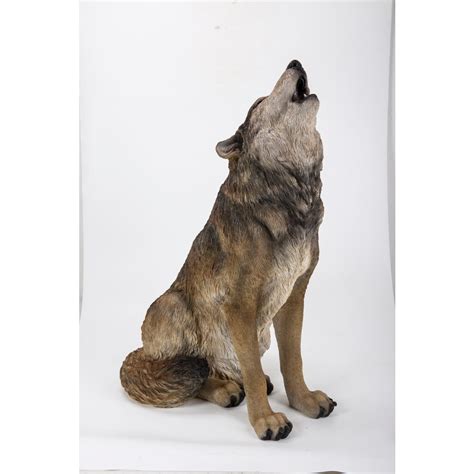 Hi-Line Gift Large Wolf Statue | The Home Depot Canada