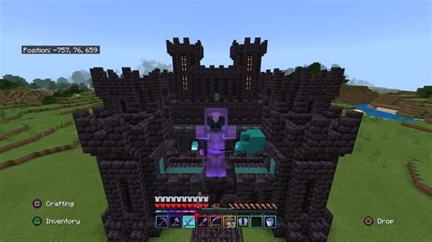 I finally finished my blackstone castle (stevler) : r/Minecraft