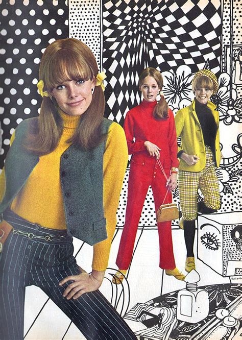 Fashion - Ingenue - October, 1967 | 60s outfits, Sixties fashion, 1960s ...