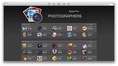 Apple Opens Apps for Photographers Section on the Mac App Store