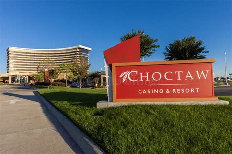 DURANT, OKLAHOMA - OCTOBER 17, 2017 - View Of Choctaw Casino ...